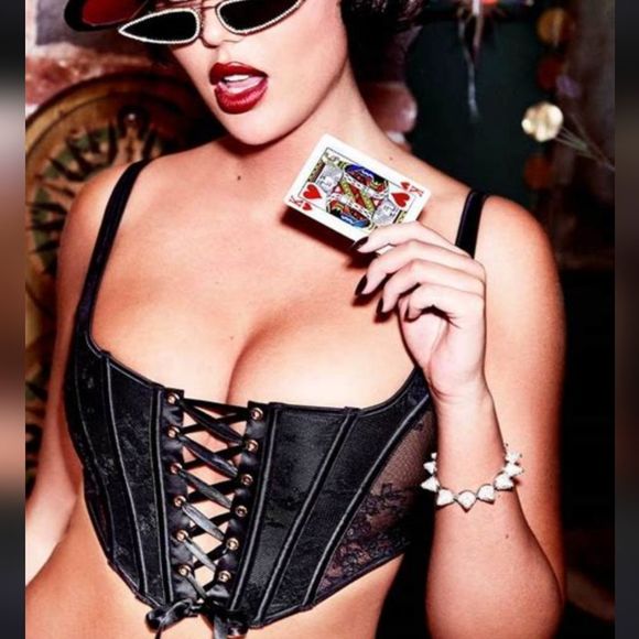 NWT Honey Birdette Rebecca Black Corset Size M - Picture 4 of 8